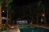 Heated outdoor pool at Hotel Encanto