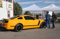 Mike and Laura Garcia with their beautiful 2013 Mustang Boss 302